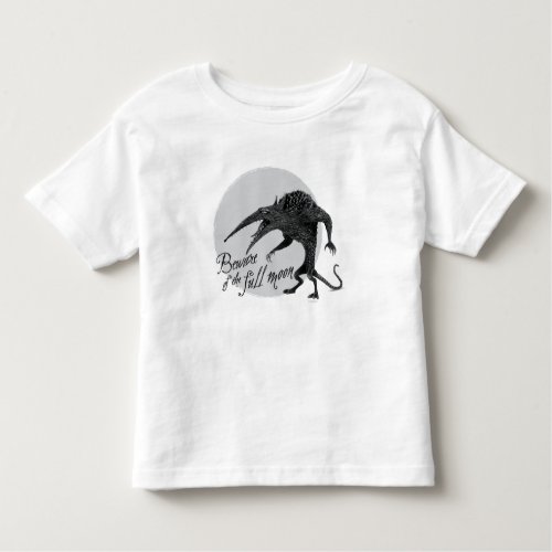 Wererat Beware of the Full Moon Toddler T_shirt