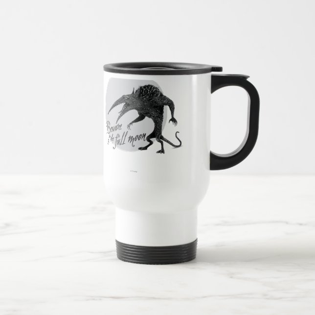 Wererat: Beware of the Full Moon Travel Mug (Right)