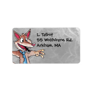 Werewolf Address Label