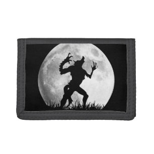 Werewolf at the Full Moon - Cool Halloween Trifold Wallet