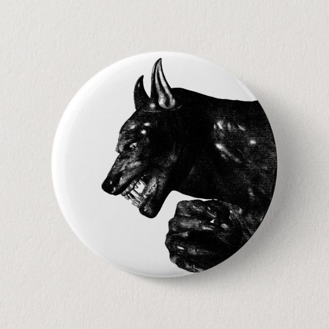 Werewolf badge button (Front)