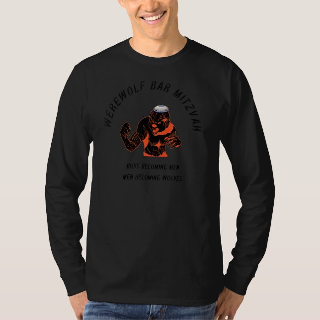 Werewolf Bar Mitzvah halloween T-Shirt (Front)