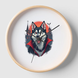 Werewolf Beagle Howl Clock