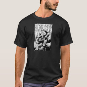 Werewolf black and white T-Shirt