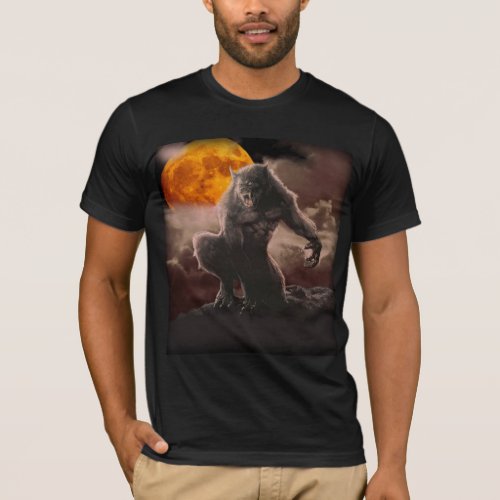 Werewolf Blood Moon T_Shirt