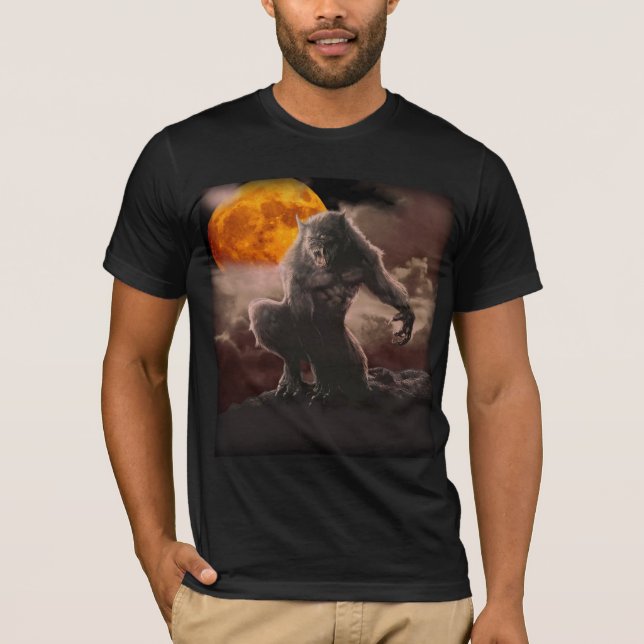 Werewolf Blood Moon T-Shirt (Front)