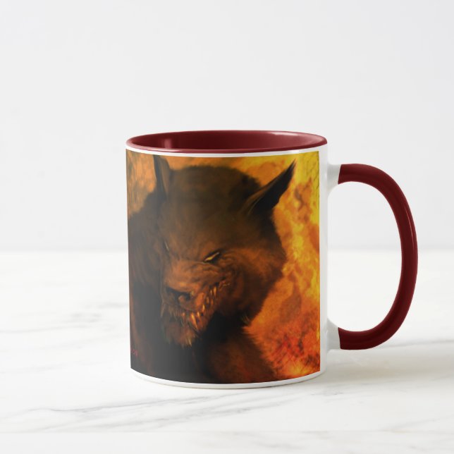 Werewolf bust Mugs (Right)