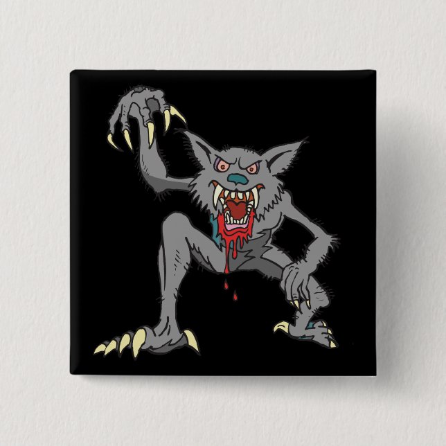 Werewolf Button (Front)