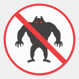 Werewolf Classic Round Sticker