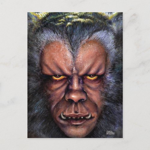 Werewolf Curse Postcard