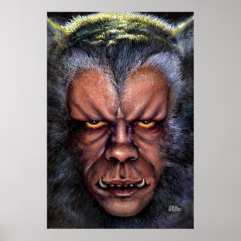 Werewolf Curse Poster by themonsterstore at Zazzle