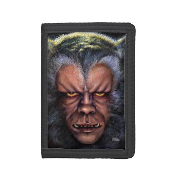 Werewolf Curse Tri-fold Wallet by themonsterstore at Zazzle