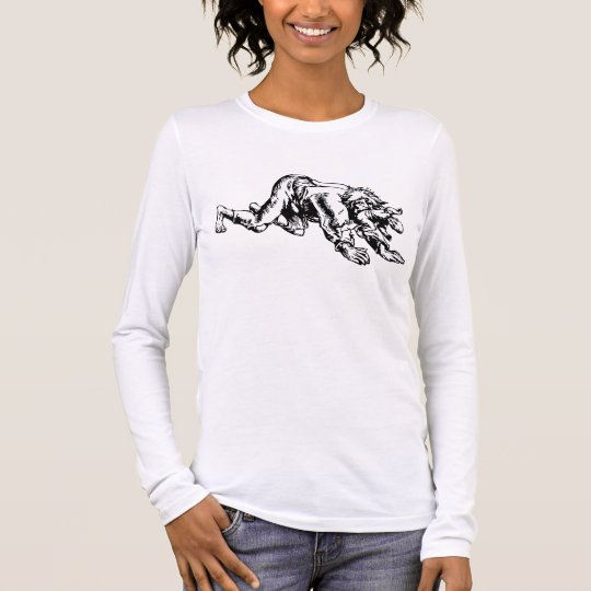 Werewolf Eating Baby Long Sleeve T-Shirt