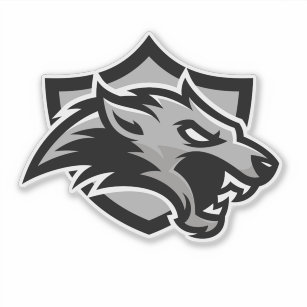 Werewolf Emblem Sticker