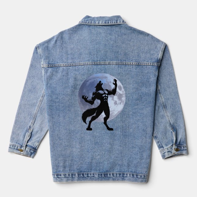 Werewolf - Full Moon Denim Jacket (Back)