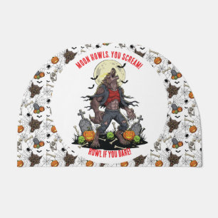 🐺 Werewolf Halloween Doormat 🎃💀