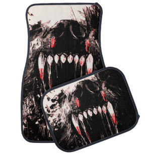 Werewolf Halloween Edition Set of Car Mats