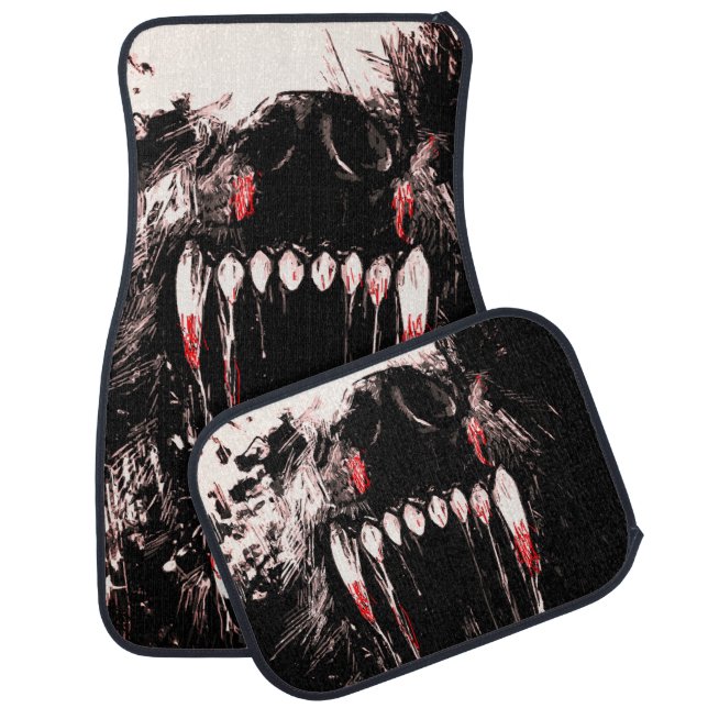 Werewolf Halloween Edition Set of Car Mats (Set)