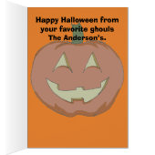 Werewolf Halloween Greeting Card (Inside (Right))