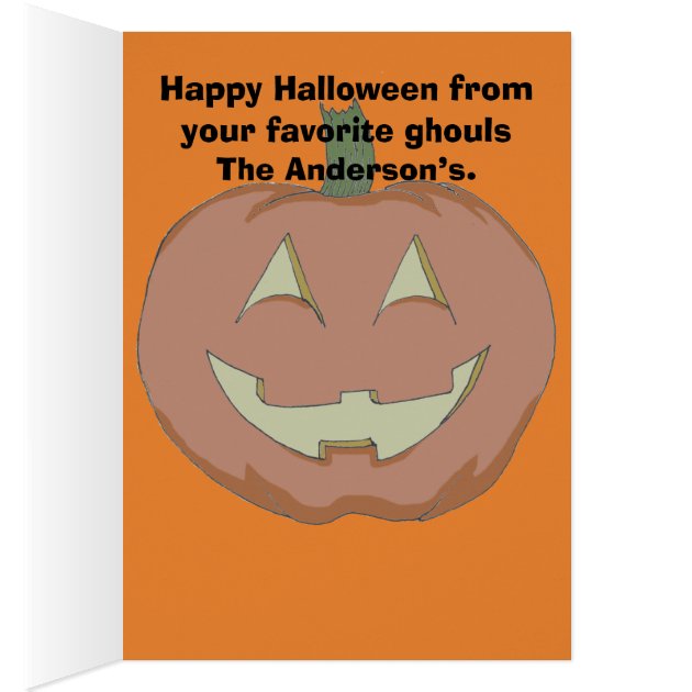 Werewolf Halloween Greeting Card