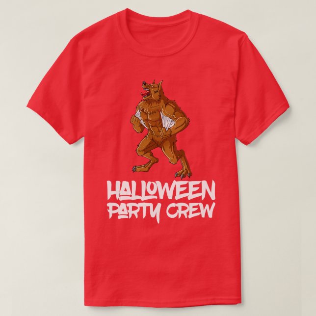 Werewolf Halloween Matching Costume T-Shirt (Design Front)