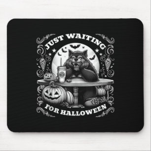 Werewolf Just Waiting For Halloween Spooky Scary N Mouse Pad