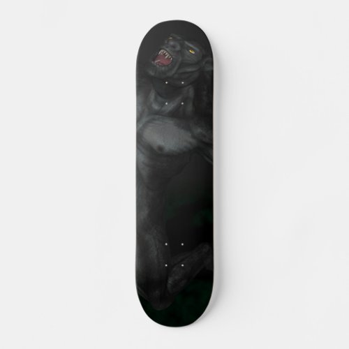 Werewolf Lycan Howling and Baying At The Moon Skateboard Deck