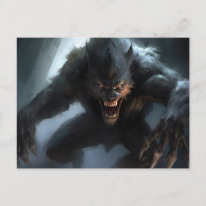 Werewolf Lycan  Postcard