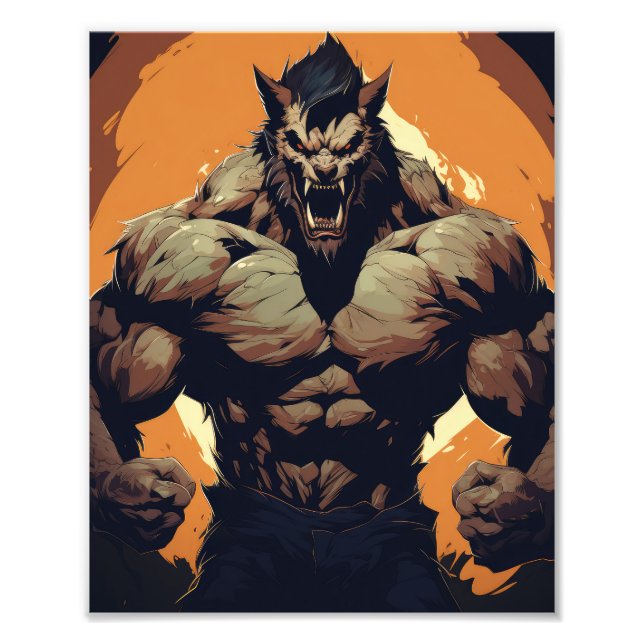 Werewolf Monster  Photo Print (Front)