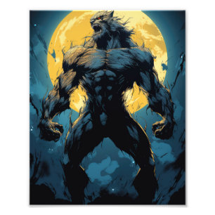 Werewolf Monster Photo Print