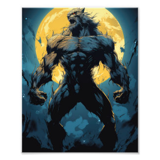Werewolf Monster Photo Print