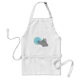 Werewolf Moon Adult Apron
