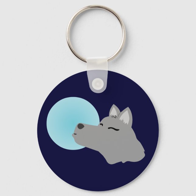 Werewolf Moon Keychain (Front)