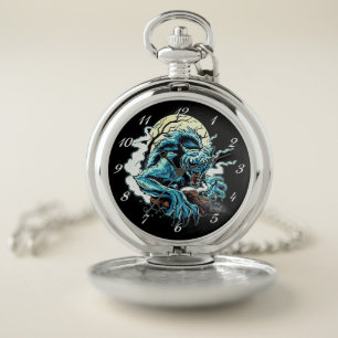 Werewolf Moon Pocket Watch