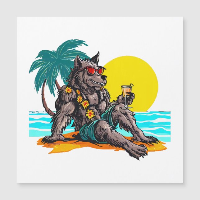 werewolf on vacation (Front)