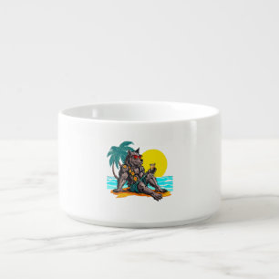werewolf on vacation bowl