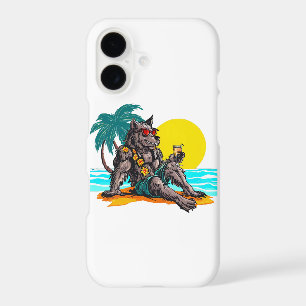 werewolf on vacation iPhone 17 case