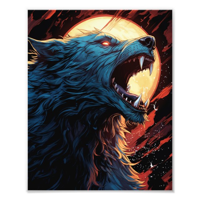 Werewolf Photo Print (Front)