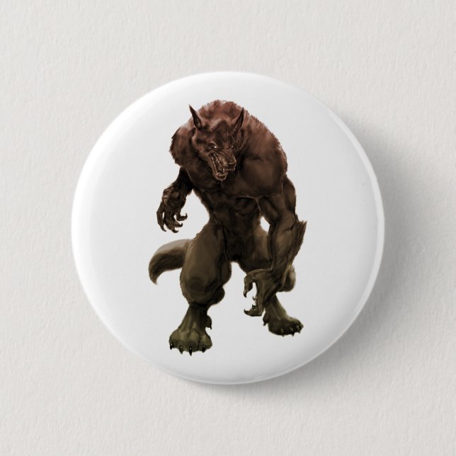 Werewolf Pin/Button Button (Front)