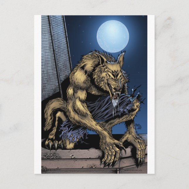 Werewolf Postcard (Front)