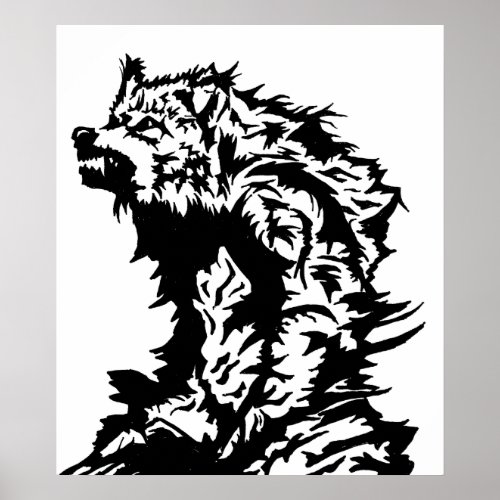 Werewolf print