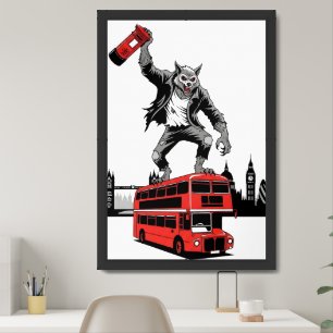 Werewolf poster for fans of cult movie Werewolves.