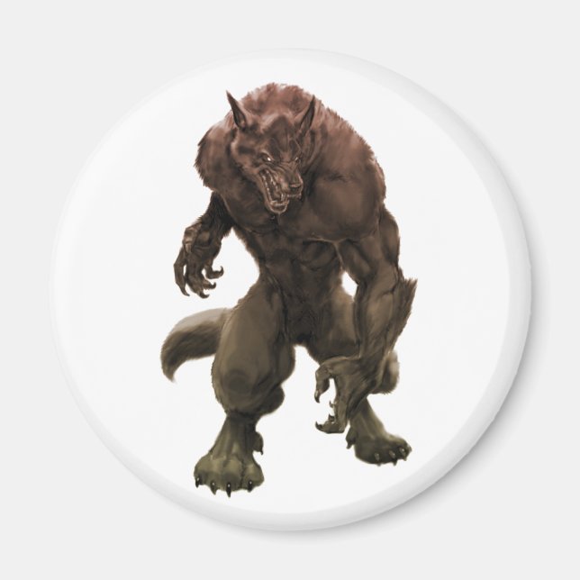 Werewolf Refrigerator Magnets (Front)