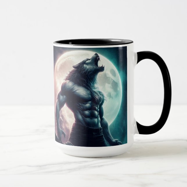Werewolf Romance Reader Add Name Gift Coffee Cup (Right)