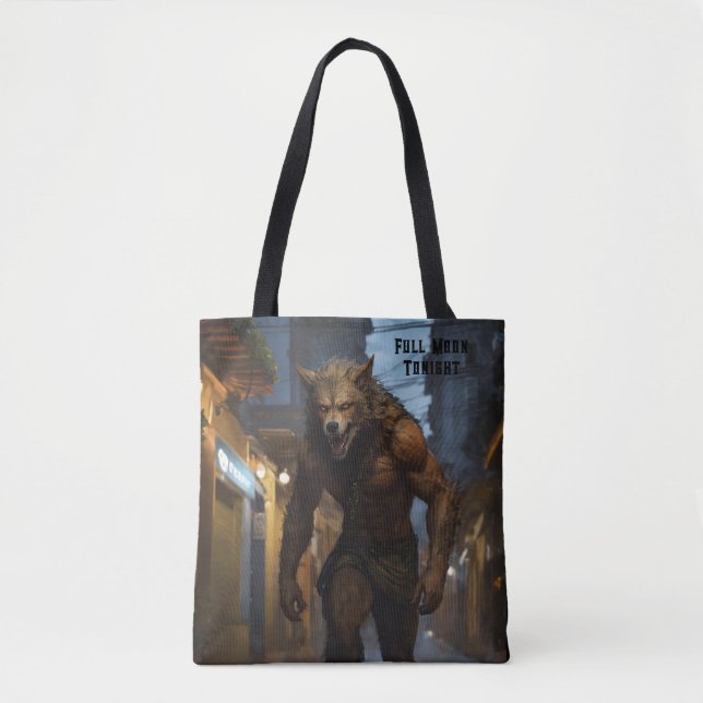 Werewolf Romance Reader Birthday Gift Add Name Tote Bag (Front)