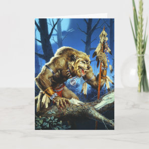 Werewolf Shaman Of The Forrest Card
