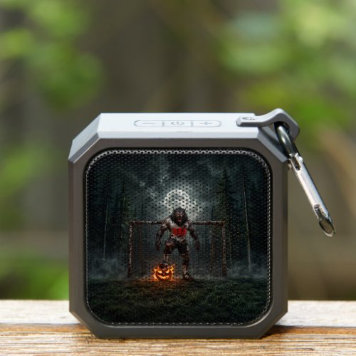 Werewolf Soccer Player Halloween Horror Art Bluetooth Speaker