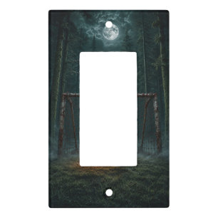 Werewolf Soccer Player Halloween Horror Art Light Switch Cover