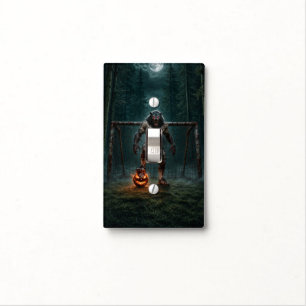Werewolf Soccer Player Halloween Horror Art Light Switch Cover