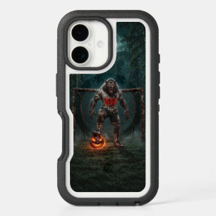 Werewolf Soccer Player Halloween Horror Art iPhone 16 Case